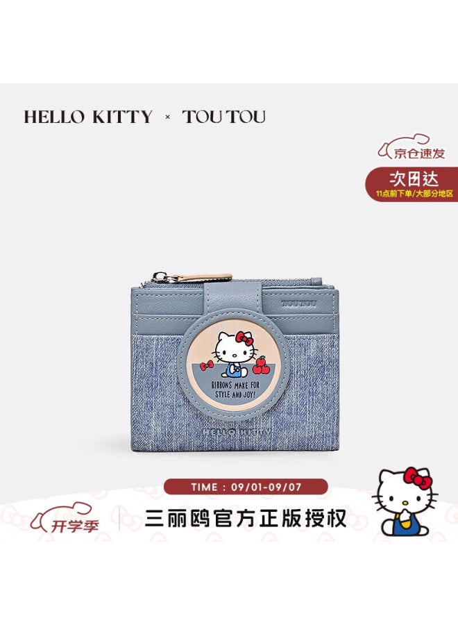 Toutou Short Wallet For Women, okitty Kt Card Holder, Coin Purse, Birthday Gift For Childre - Image 1