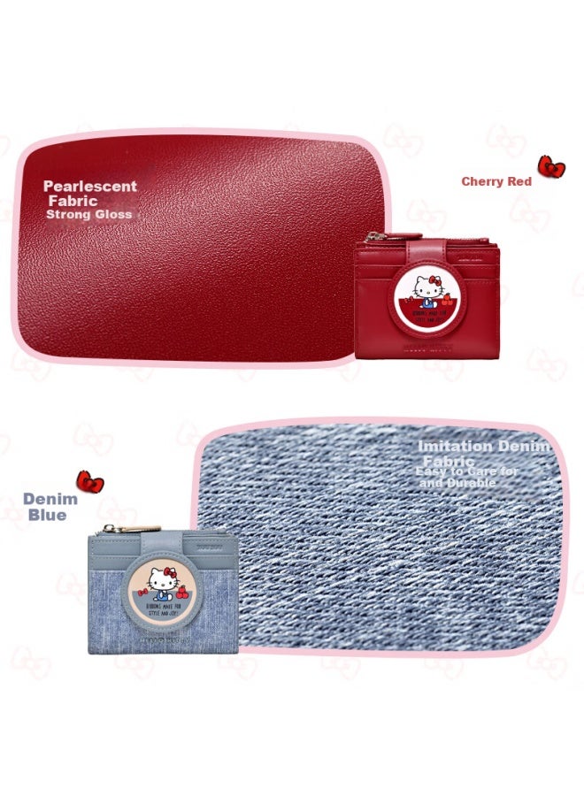 Toutou Short Wallet For Women, okitty Kt Card Holder, Coin Purse, Birthday Gift For Childre - Image 2