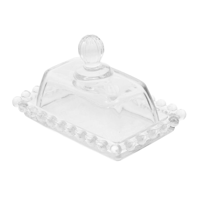 Glass Butter Dish With Lid Reusable Butter Keeper Container Transparent For Kitchen Countertop Storage - Image 2