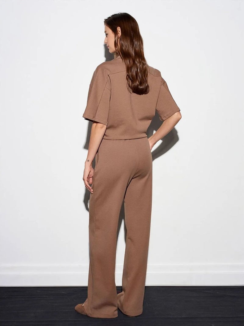 DILVIN Wide-leg Knit Trousers - Image 2