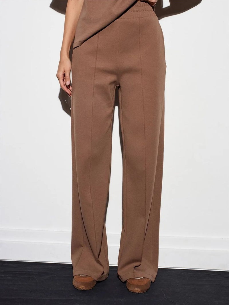 DILVIN Wide-leg Knit Trousers - Image 5