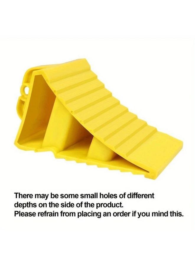 4pcs Heavy Duty Anti Slip Wheel Stopper Blocks For Cars Trucks And Jeeps - Image 5