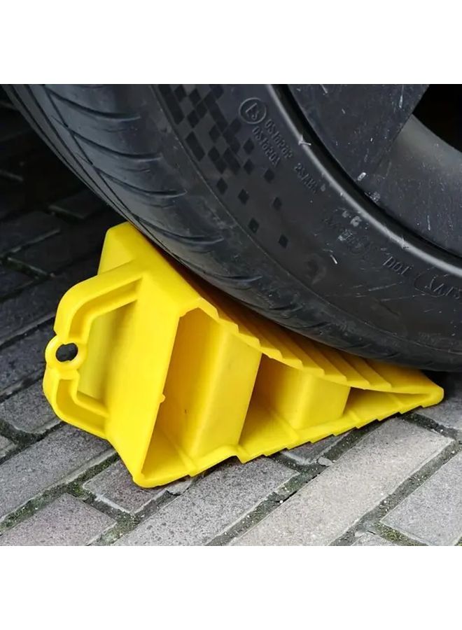 4pcs Heavy Duty Anti Slip Wheel Stopper Blocks For Cars Trucks And Jeeps - Image 2