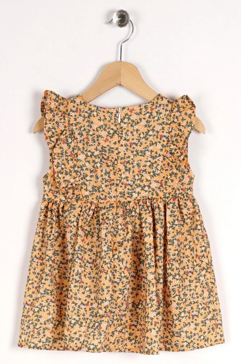 Zepkids Floral Ruffle Dress