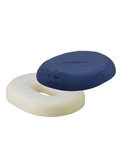 Donut shaped seat cushion innovative design for effective and comfortable relief of hemorrhoid and hip pain