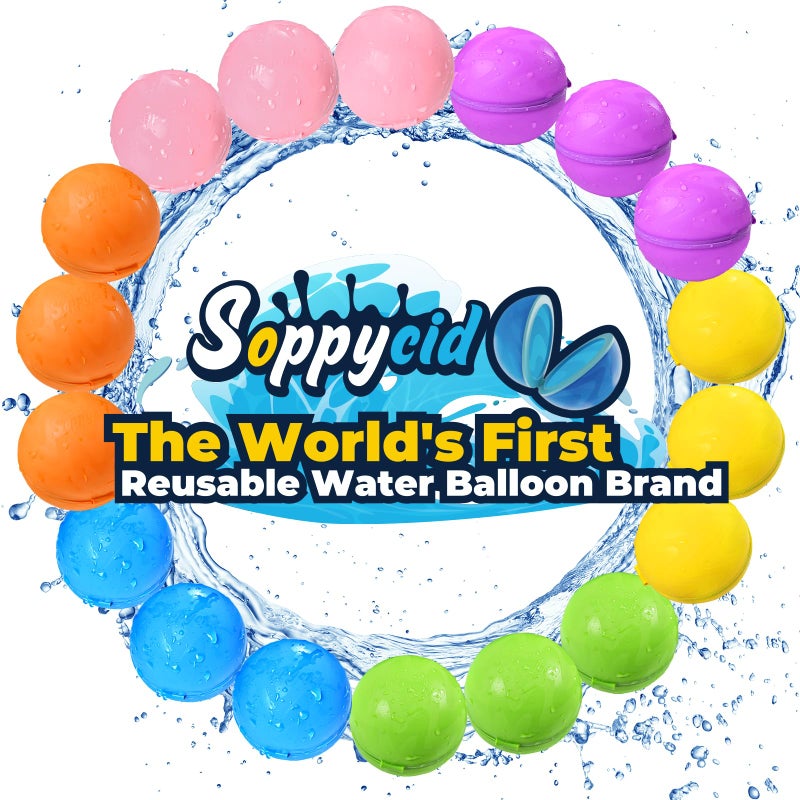KOKODI Reusable Water Balloons 18PCS  Summer Water Toys for Pool Beach  Outdoor SelfSealing Refillable Water Bombs for Kids Ages 314 Magnetic Splash Balls for Kids Fun Games  Activities - Image 2