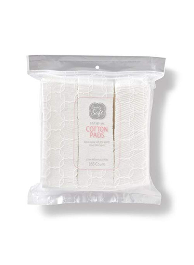 Simply Soft Premium Cotton Pads 100 Natural and LintFree Cotton Hypoallergenic 330 Count - Image 3