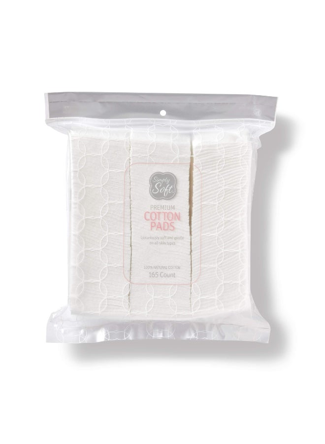 Simply Soft Premium Cotton Pads 100 Natural and LintFree Cotton Hypoallergenic 330 Count - Image 4