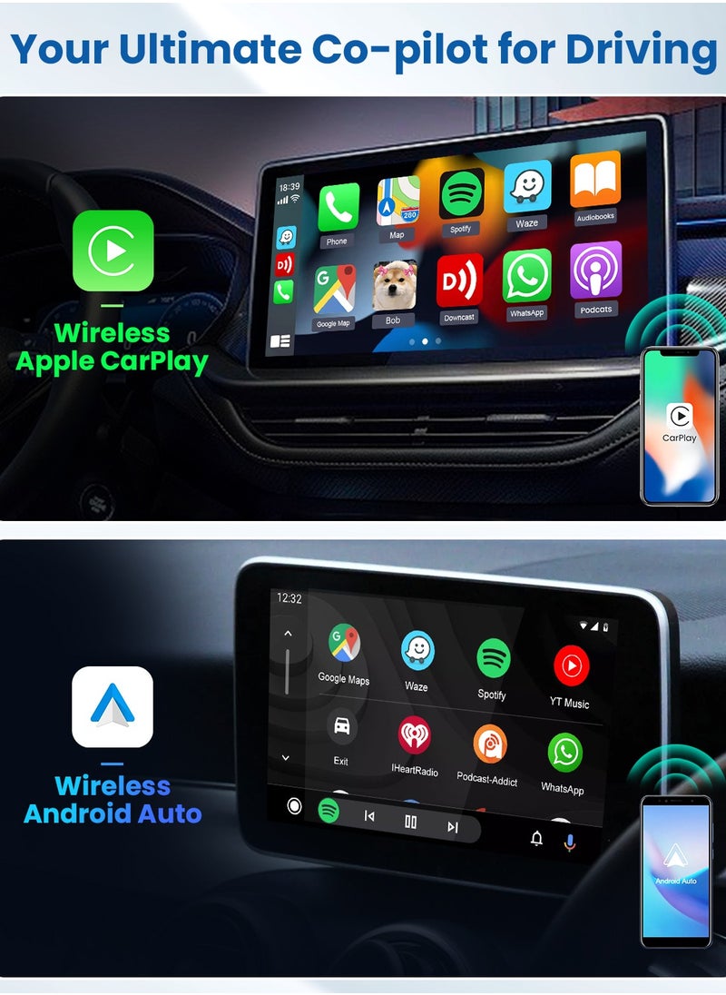 Carlinkit - 2025 CarlinKit MINI5C PRO Wireless CarPlay&Android Auto Wireless Adapter 2-in-1 Stable&Fast-Connect USB Dongle Car Tools A/C port switch - Image 1