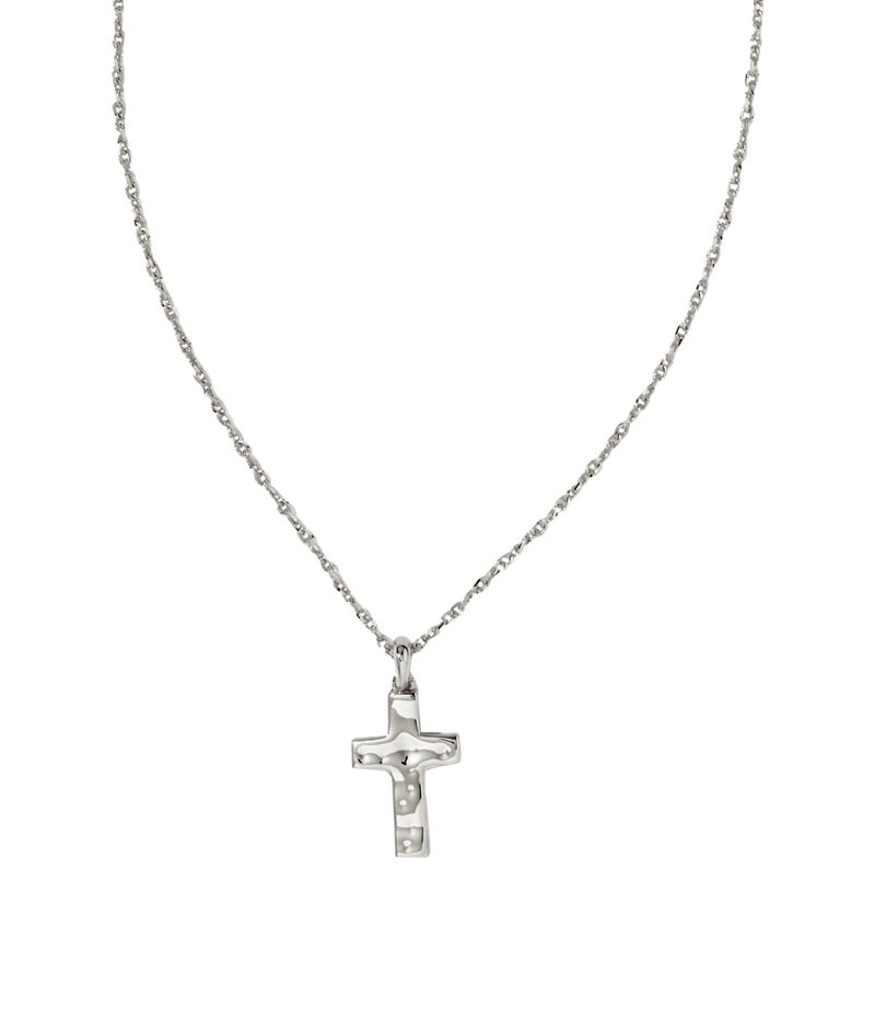 Kendra Scott Cross Pendant Necklace for Women, Fashion Jewelry, Rhodium-Plated Over Brass - Image 2