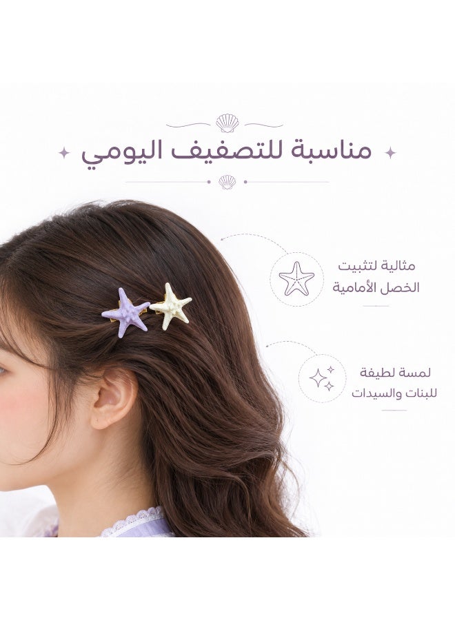 طقم 2 توكة منقار صغيرة للشعر – مشابك شعر عملية وأنيقة للبنات والسيدات، تثبيت مريح للاستخدام اليومي - Image 3