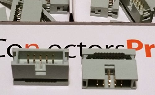 Pc Accessories - Connectors Pro 10-Pack 2X5 10P Dual Rows 2.54mm 0.1" Pitch Shrouded IDC Male Header, 10 Pins Connectors - Image 3