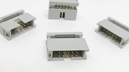 Pc Accessories - Connectors Pro 10-Pack 2X5 10P Dual Rows 2.54mm 0.1" Pitch Shrouded IDC Male Header, 10 Pins Connectors - Image 2