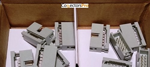 Pc Accessories - Connectors Pro 10-Pack 2X5 10P Dual Rows 2.54mm 0.1" Pitch Shrouded IDC Male Header, 10 Pins Connectors - Image 5