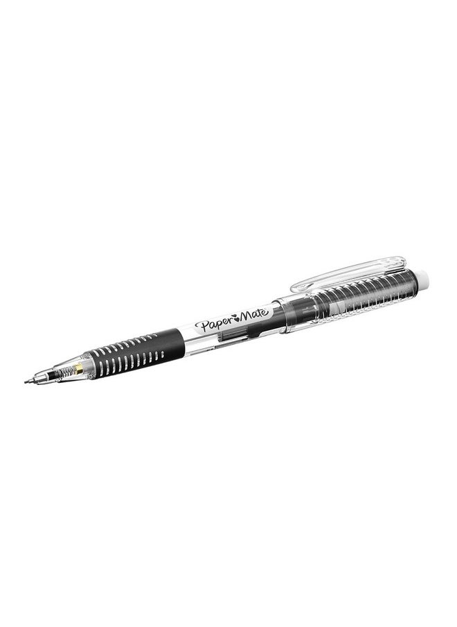 Paper Mate Clearpoint Breakresistant Mechanical Pencils Hb 2 Lead (0.5Mm) 2 Pencils (Black) 1 Lead Refill Set 2 Erasers  - Image 3