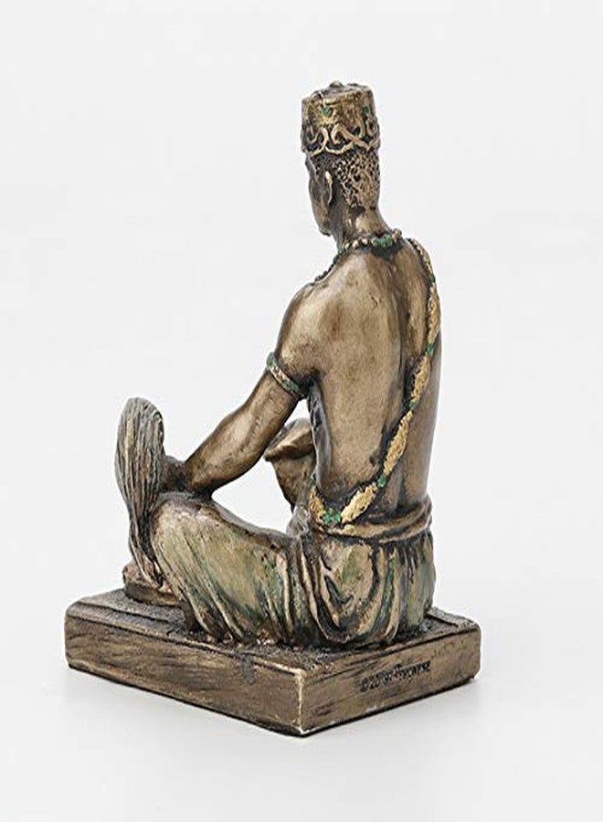 Veronese Design 2 1/2 Inch Orunla Santeria Orisha God of Wisdom, Destiny and Prophecy Cast Resin Hand Painted Antique Bronze Finish Statue Home Decor - Image 4
