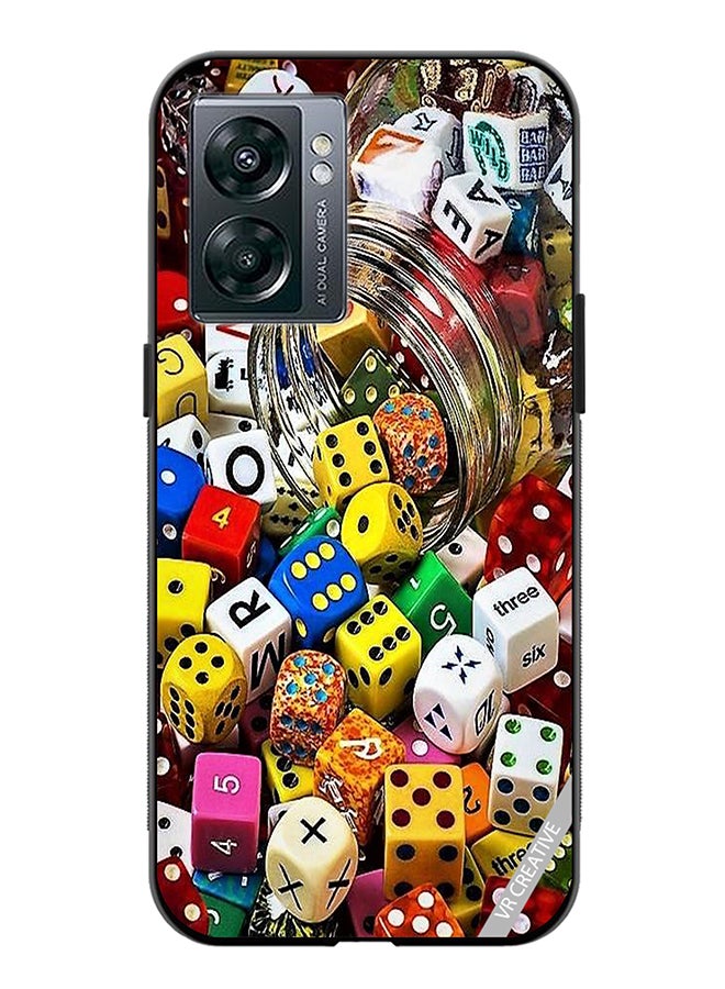 VR CREATIVE Protective Case Cover For Oppo A57 5G Ludo Design Multicolour - Image 1