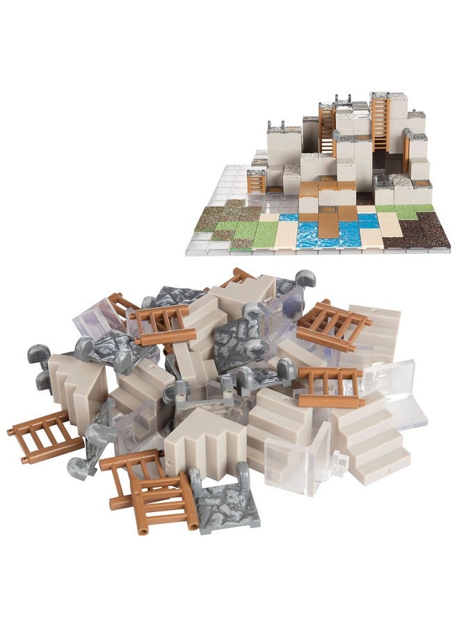 Monster Protectors Monster Adventure Terrain- 40pc Painted Ladders and Stairs Bulk Set- Stackable 3-D Tabletop Customizable World Builder Compatible with DND Dungeons Dragons, Pathfinder, and All RPG Games  - Image 1