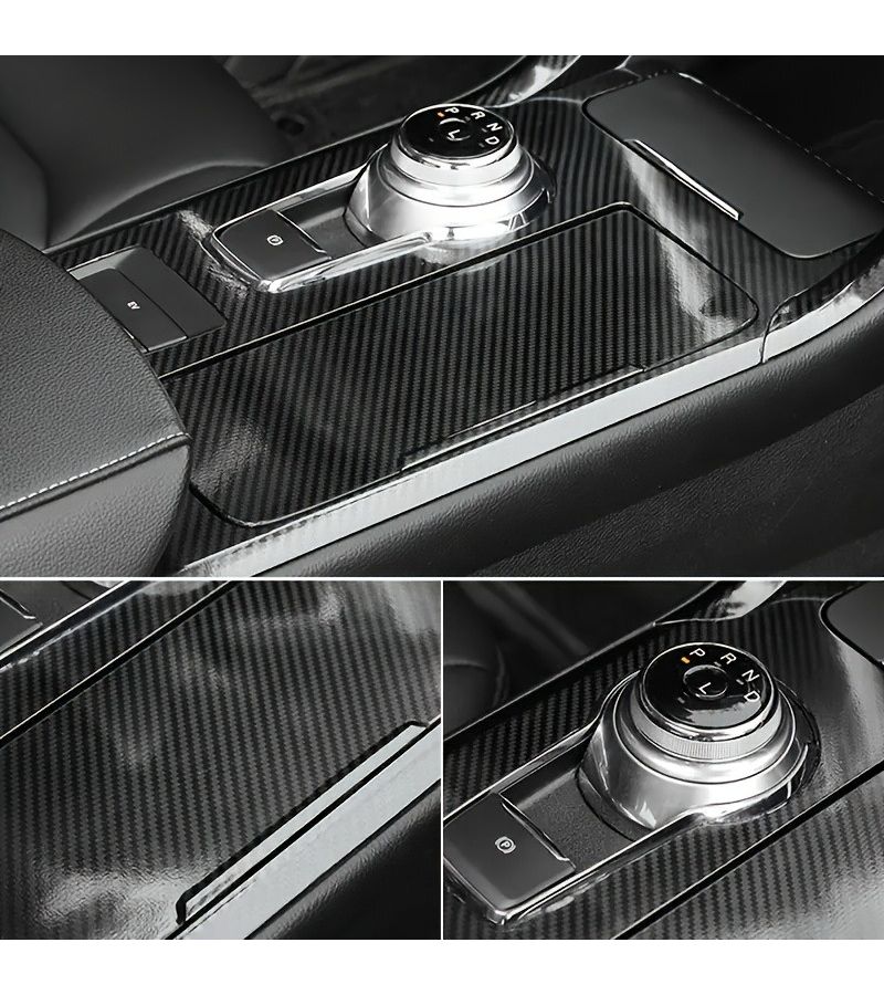 6D High Gloss Black Carbon Fiber PVC Film 7.87 inches 11.81 Inches 2 Rolls - Image 4