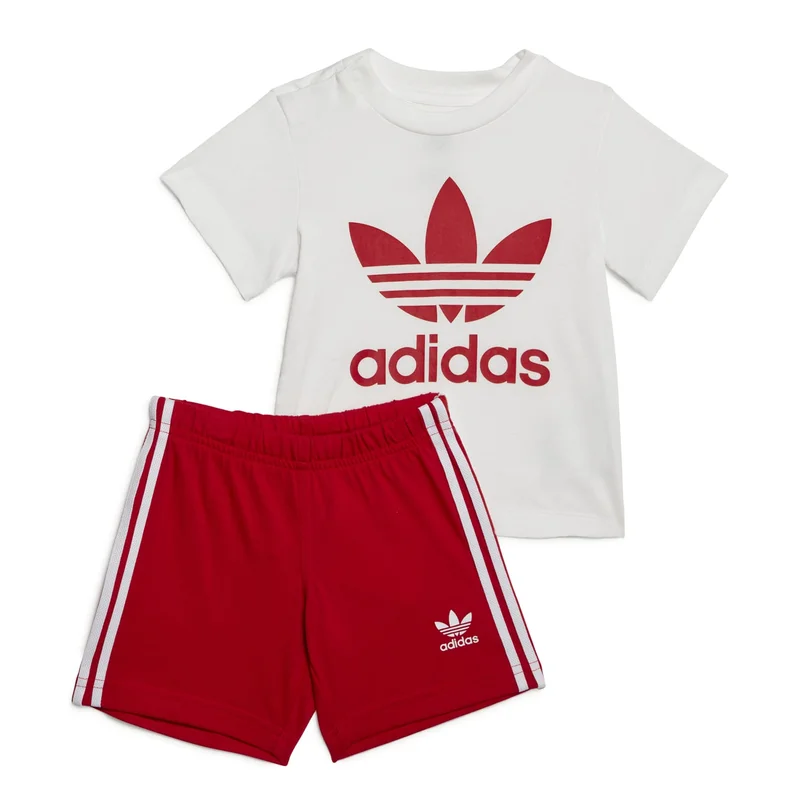 adidas SHORT TEE SET Red Originals Kids OTHER APPAREL