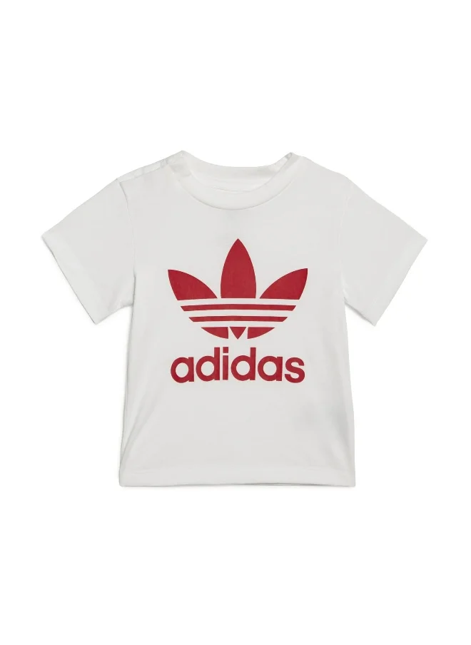 adidas Originals adidas SHORT TEE SET Red Originals Kids OTHER APPAREL