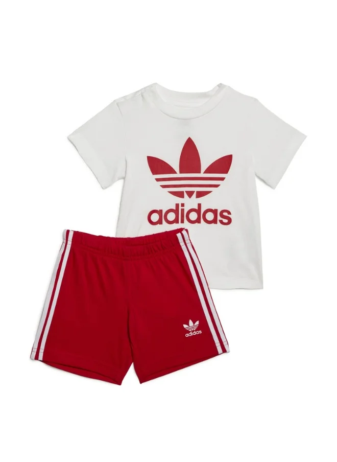 Adidas adidas SHORT TEE SET Red Originals Kids OTHER APPAREL