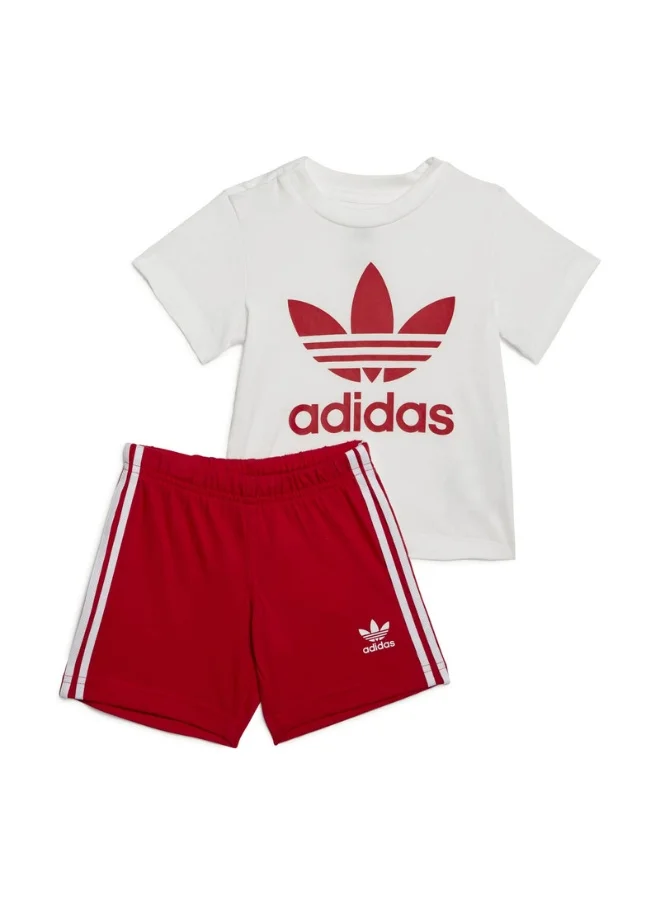Adidas adidas SHORT TEE SET Red Originals Kids OTHER APPAREL