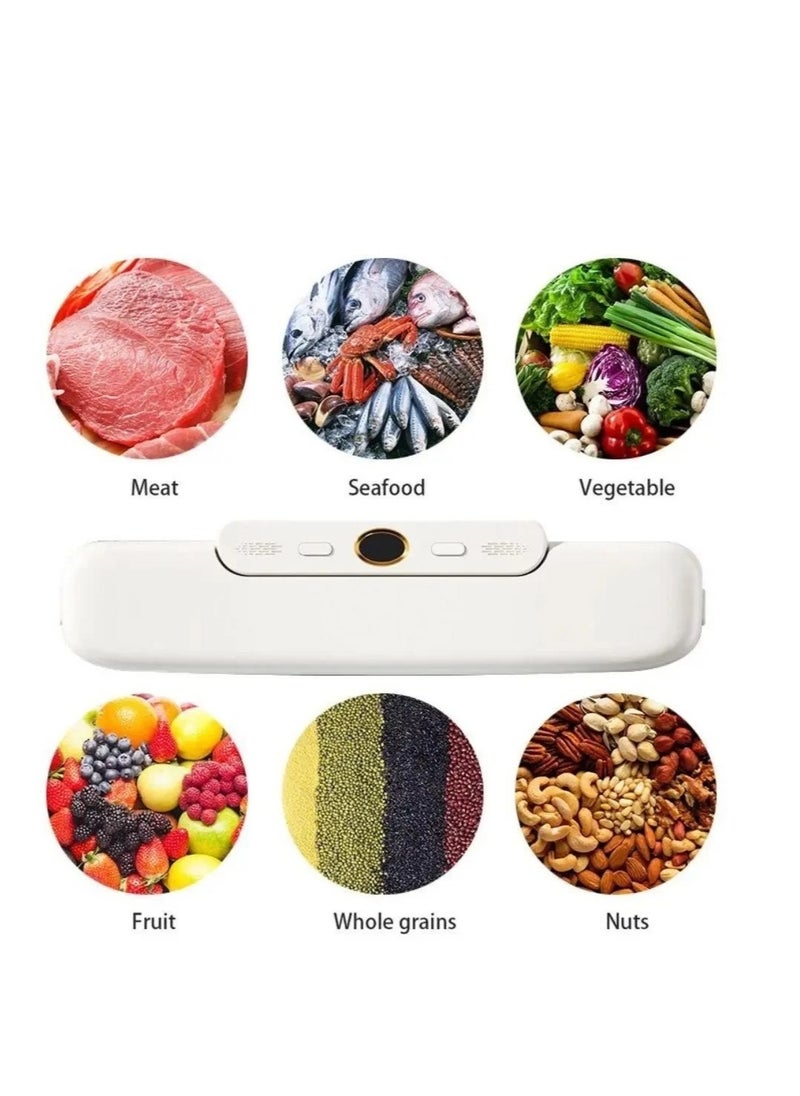 Denx Vacuum Machine With Automatic Shut-Off System For Food Preservation With Built-In Slicer  - Image 2