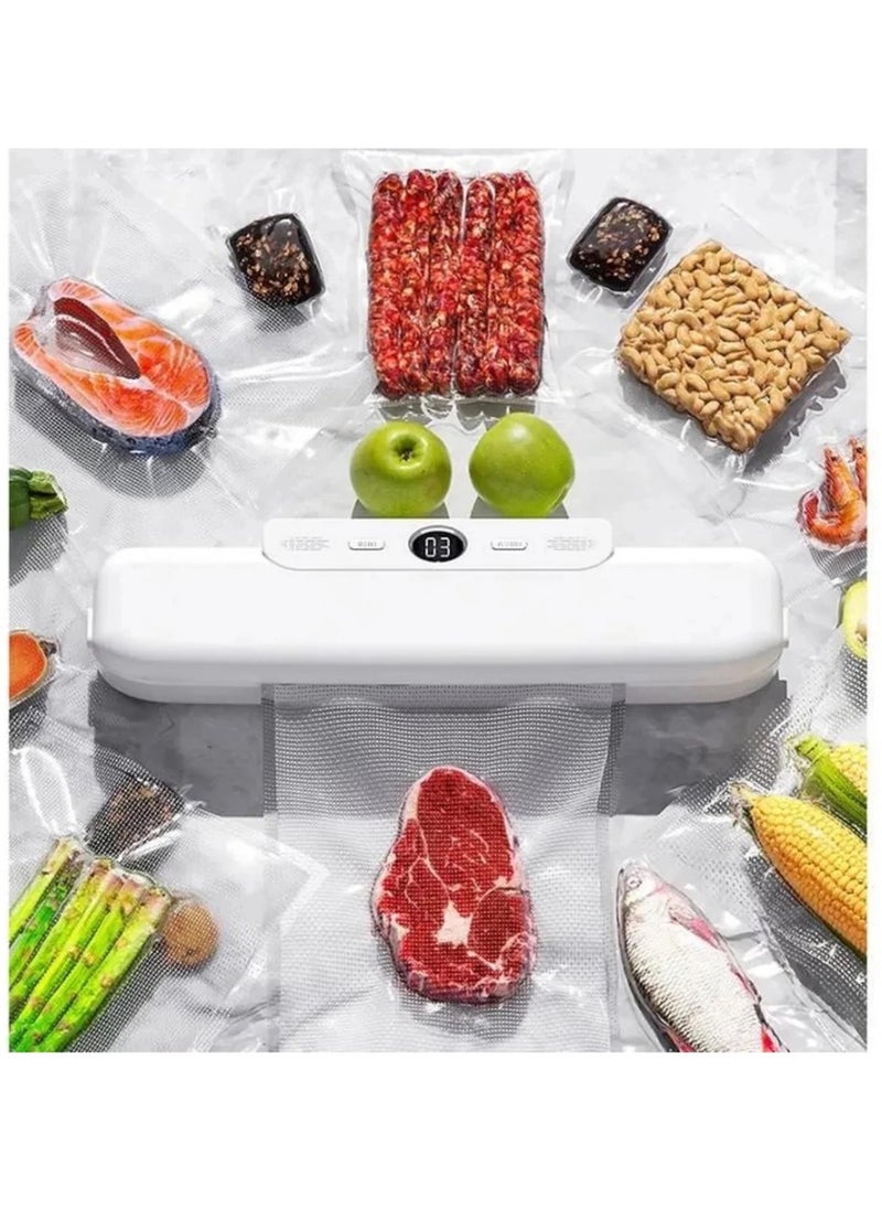 Denx Vacuum Machine With Automatic Shut-Off System For Food Preservation With Built-In Slicer  - Image 3