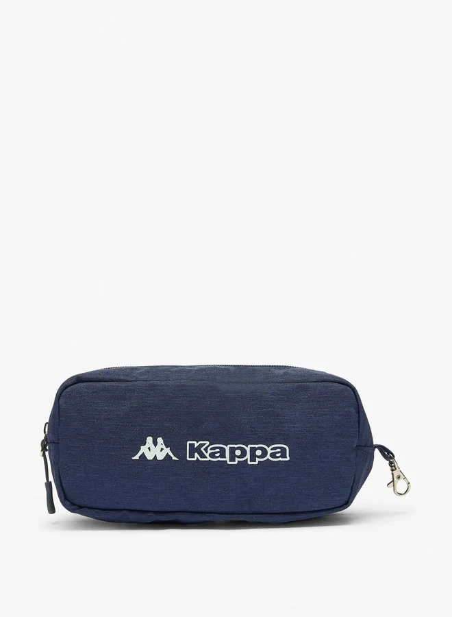 كابا Logo Detail Backpack with Adjustable Straps and Pencil Case