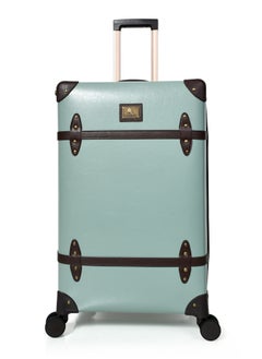 MORANO Morano Classic Leather Luggage 4 Pcs Set Pistachio 28''-24''-20'''-14'''Inches  - Image 5