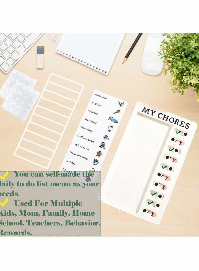 Excefore Chore Chart, Daily to Do List, Memo Checklist Board - Image 3
