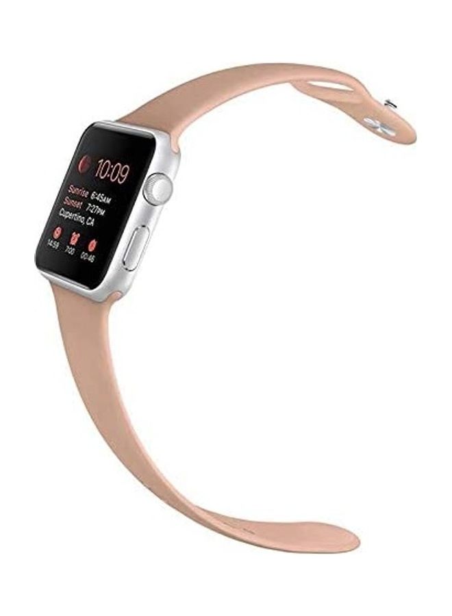 أي سي إس سوار لساعة Apple مقاس 38 مم 40 مم وردي فاتح - Image 2