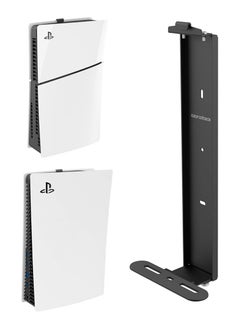 Steel Mount Wall Holder Bracket For Ps5 Fat, Digital And Disc ,Easy To Install