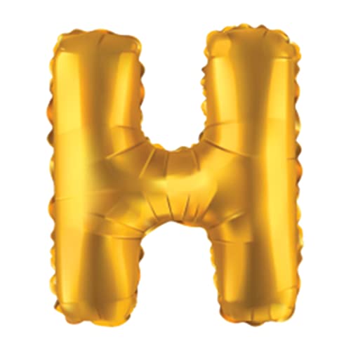 JUST PARTY Gold Letters Alphabets Foil Balloons for Birthday/Anniversary/Bachelorette/Wedding/Farewell & Other Ocassions, Make Your Own Custom Phrase - Image 1