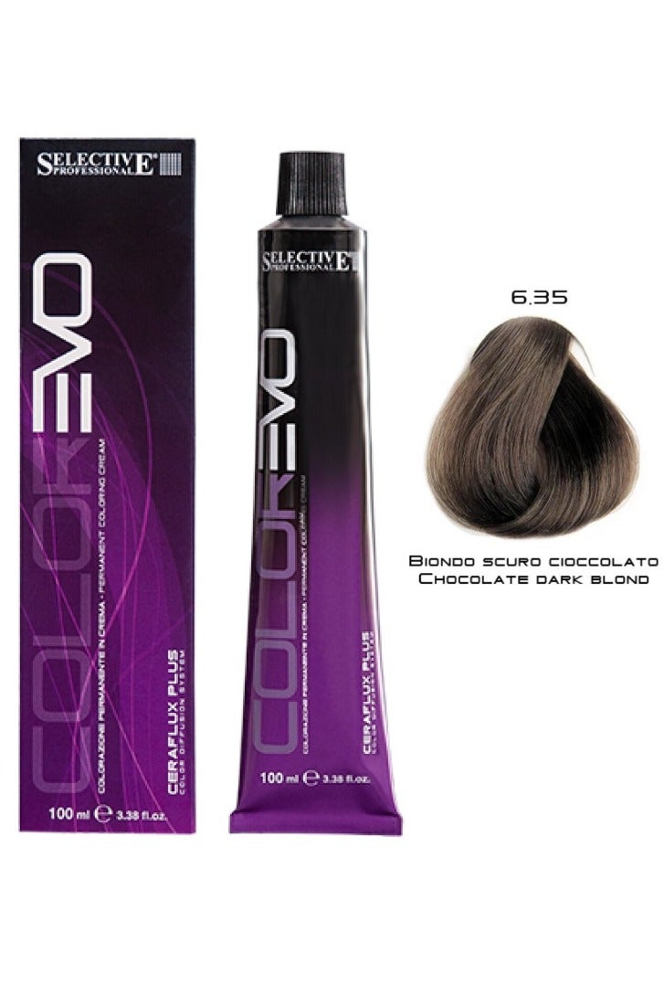 Selective Professional Colorevo 6.35 Chocolate Dark Blond 100ml - Image 1