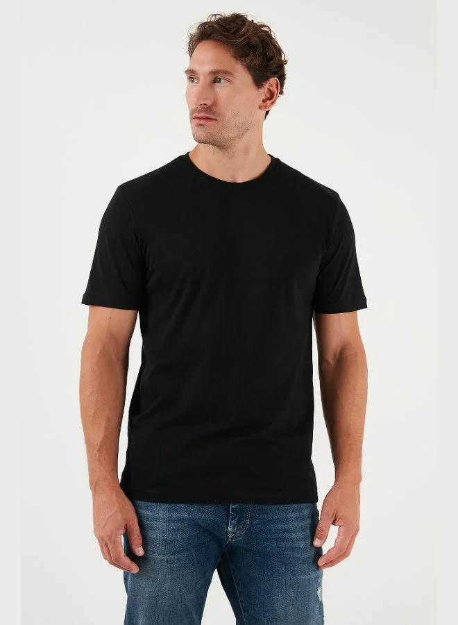 Buratti Buratti Cotton Regular Fit Crew Neck T Shirt Men's T SHIRT 59020204