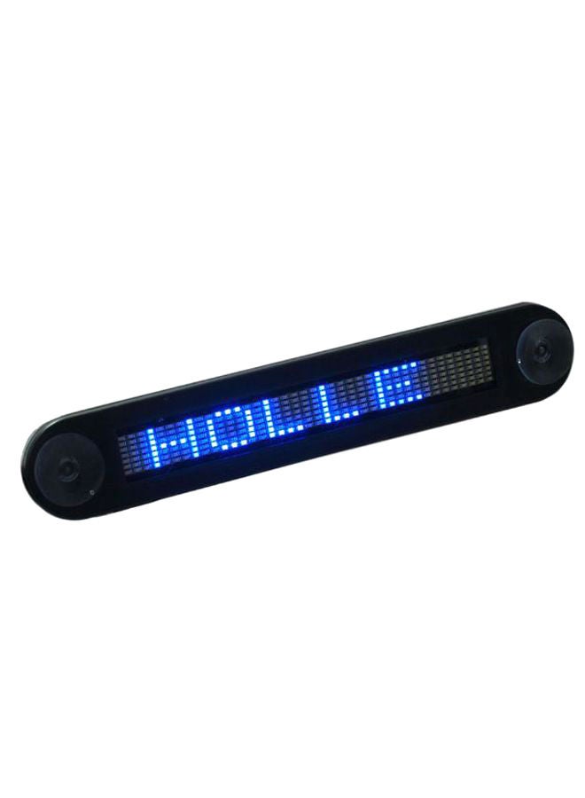 NIBEMINENT LED Programmable Message Sign Scrolling Display Board With Remote Black