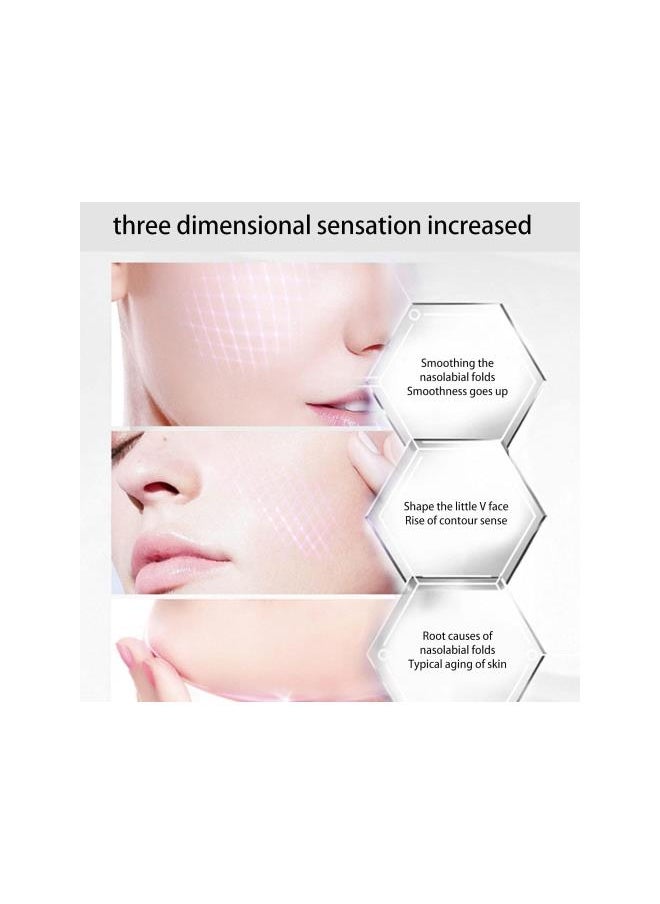 Generic - Hyaluronic Acid Microcrystalline Lifting Decree Patch, Beauty Face Nutrition Wrinkle Removal Lift Sticker, Instant Beauty Nasolabial Folds Anti-Wrinkle Mask Anti Aging Stickers Face (5Pairs) - Image 1