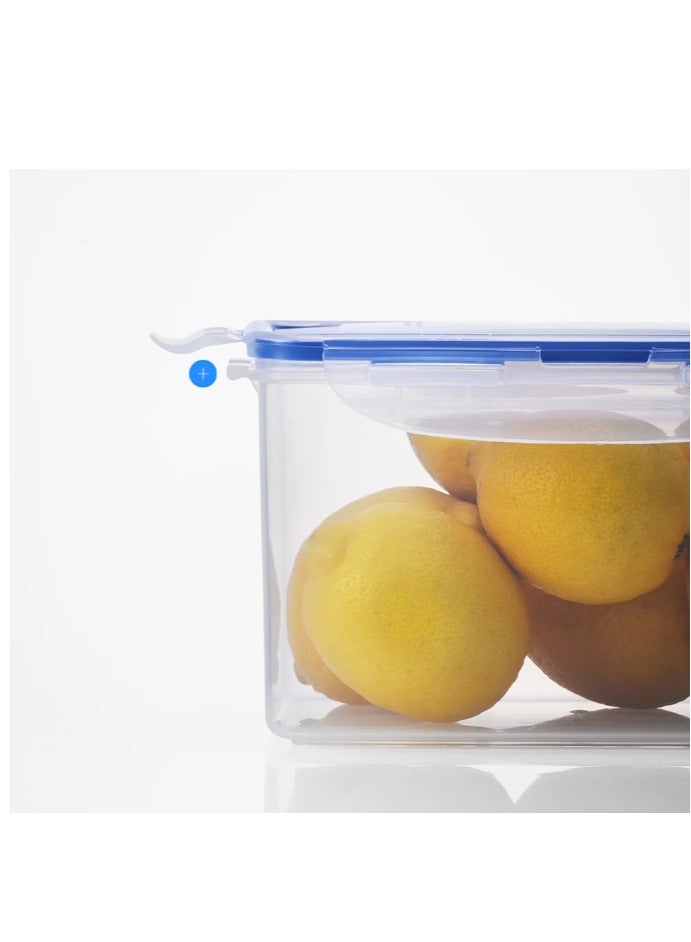 LocknLock حزمة من 3 علب تخزين طعام مربعة بسعة 870 مل من لوكن لوك - خالية من BPA، آمنة للاستخدام في الميكروويف، الفريزر، وغسالة الصحون - Image 4