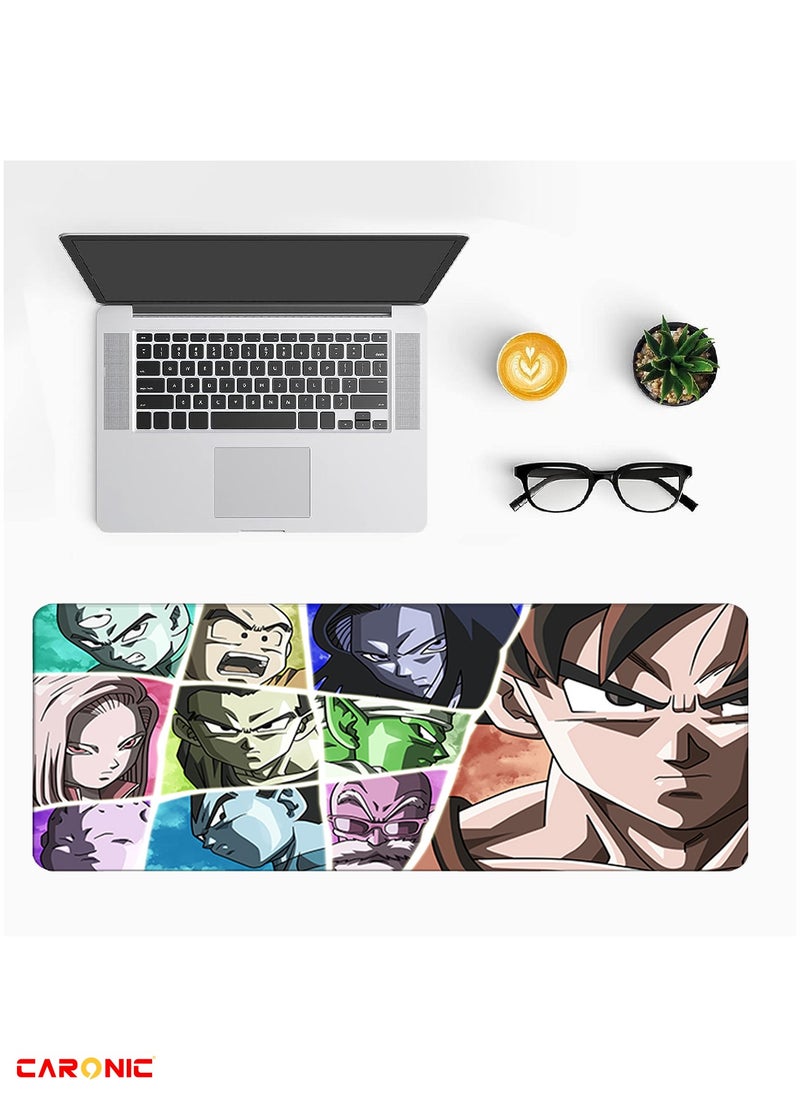CARONIC - Large Gaming Mouse Pad with Superior Micro Weave Cloth Extended Desk Mousepad with Stitched Edges Non-Slip Base Water Resist Keyboard Pad For Gamer And Office Home  Carl M1016 - Image 1