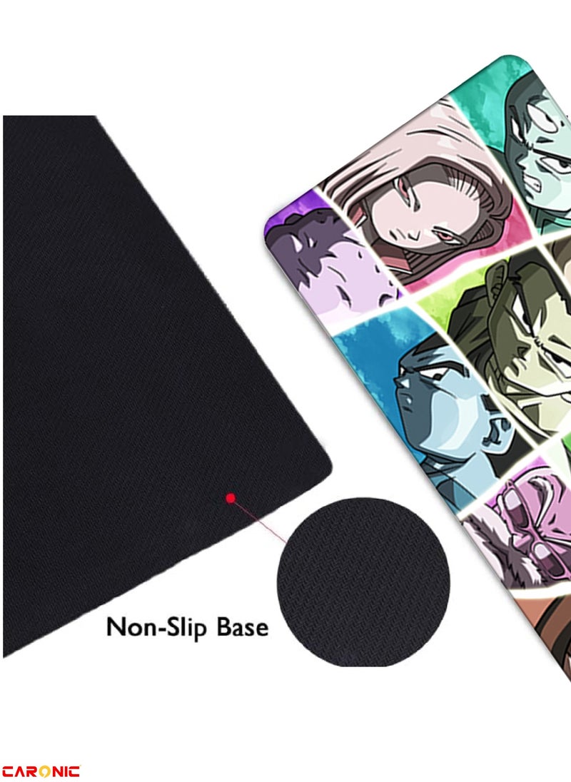 CARONIC - Large Gaming Mouse Pad with Superior Micro Weave Cloth Extended Desk Mousepad with Stitched Edges Non-Slip Base Water Resist Keyboard Pad For Gamer And Office Home  Carl M1016 - Image 1