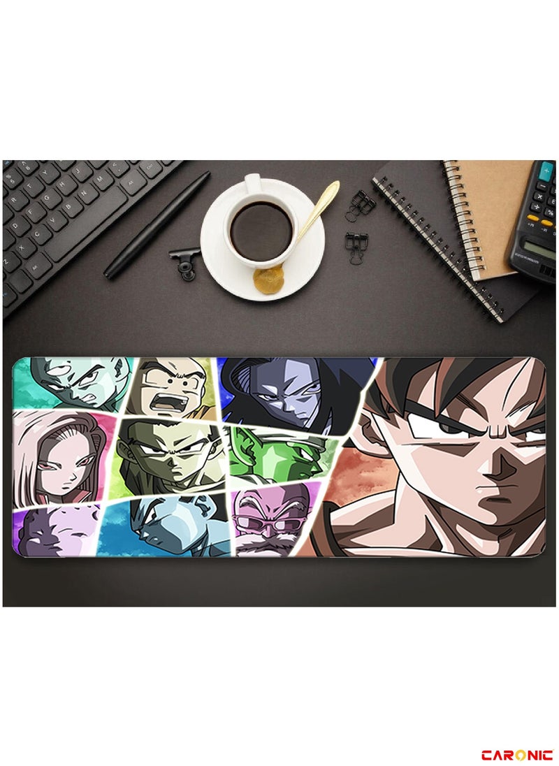 CARONIC - Large Gaming Mouse Pad with Superior Micro Weave Cloth Extended Desk Mousepad with Stitched Edges Non-Slip Base Water Resist Keyboard Pad For Gamer And Office Home  Carl M1016 - Image 1