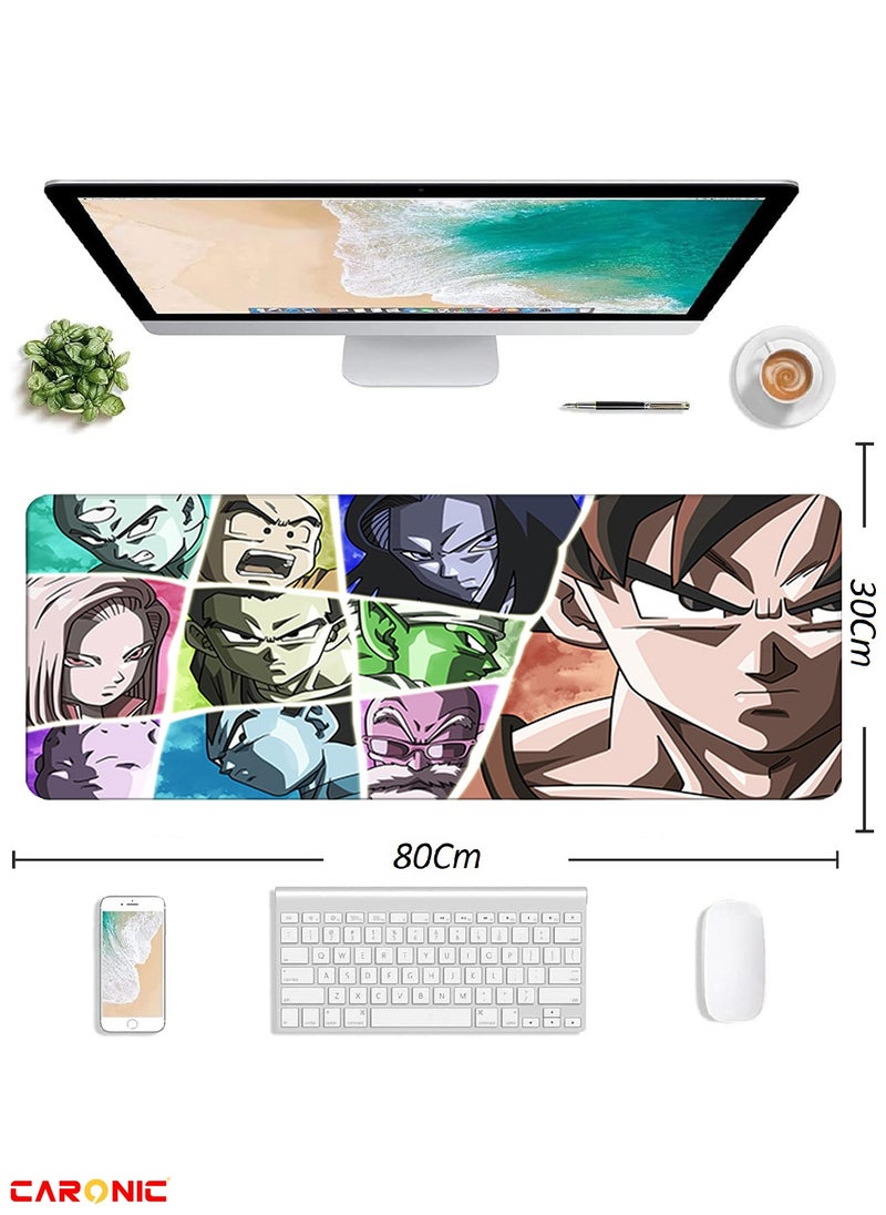 CARONIC - Large Gaming Mouse Pad with Superior Micro Weave Cloth Extended Desk Mousepad with Stitched Edges Non-Slip Base Water Resist Keyboard Pad For Gamer And Office Home  Carl M1016 - Image 1