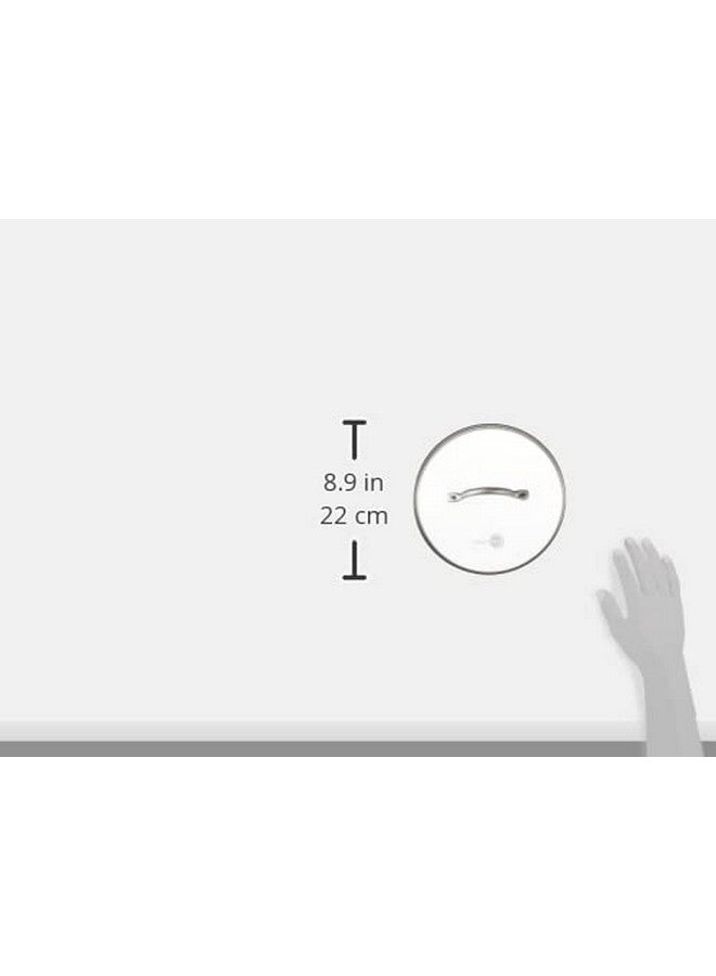 GreenPan Glass Lid with Stainless Steel Handle, 8" - Image 2