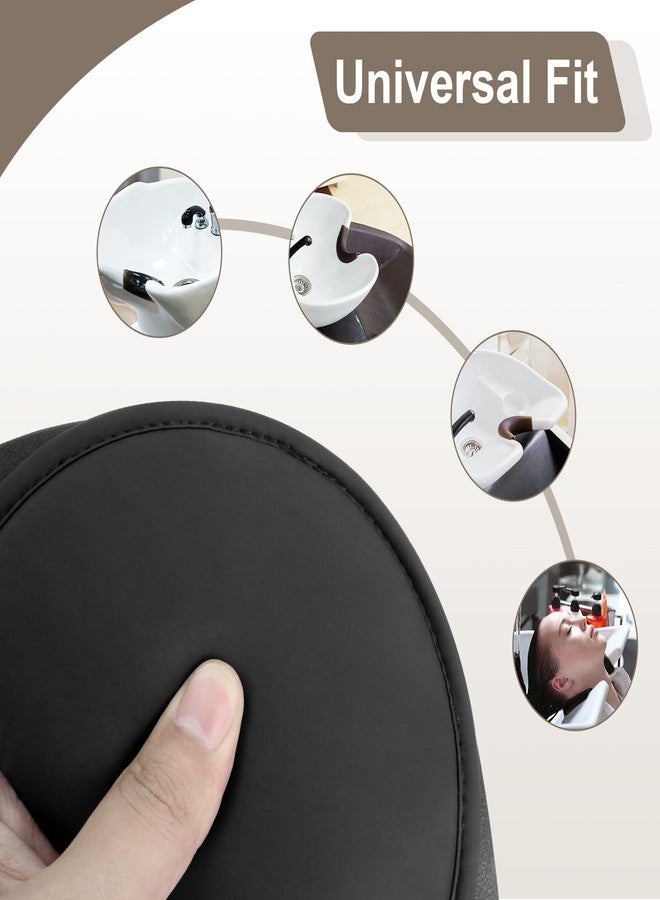 Swess Shampoo Bowl Neck Rest with Disposable Ear Covers, Soft Silicone Shampoo Bowl Neck Cushion Salon Sink Neck Cushion for Shampoo Bowl, Professional Salon & Home Use & Dual Suction Cups - Image 5