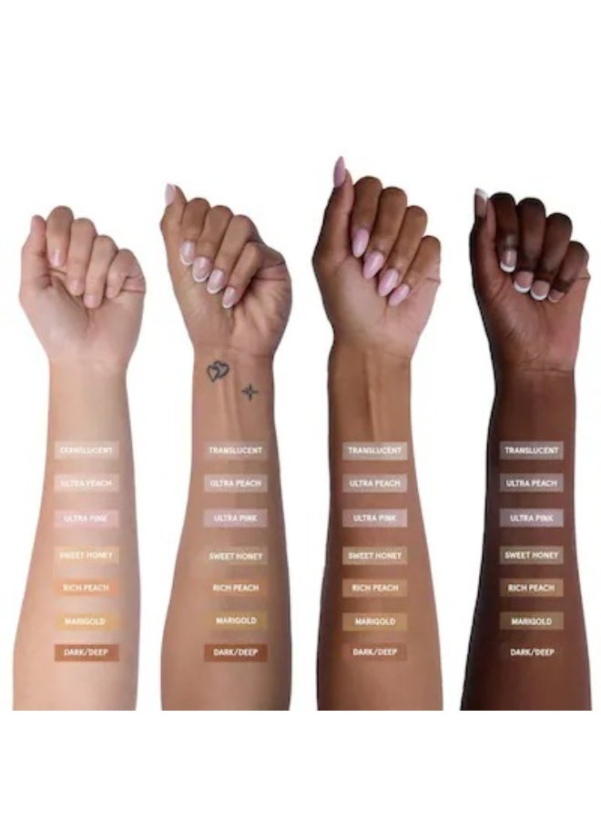 وان سايز مسحوق إعداد الغموض النهائي الحجم الكامل - فوق الوردي - لألوان الجلد العادلة إلى المتوسطة فوق الوردي - Image 3