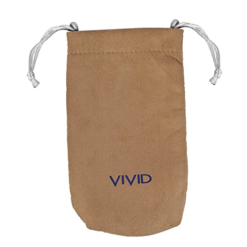 VIVID Unisex Adult Soft Microfiber Velvet Pouch for Sunglasses & Eyeglasses – Multipurpose Case for Spectacles, Earphones, Makeup & Accessories | Closure – Dori | TT-FL | Peach Grey - Image 2
