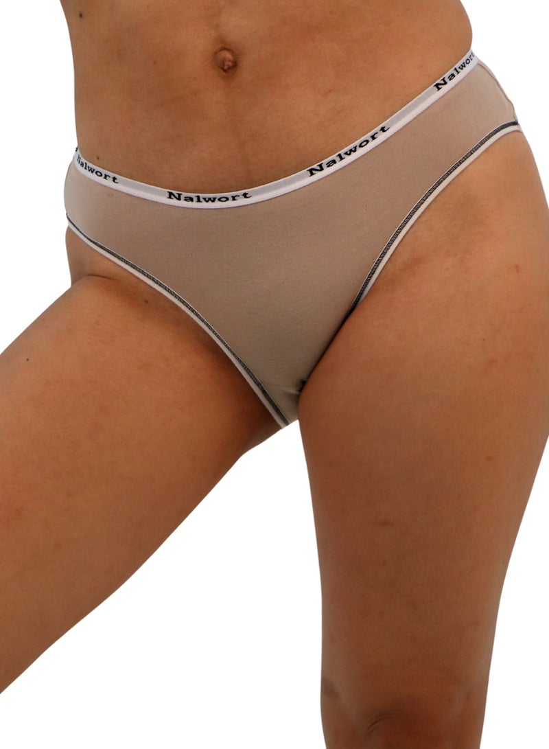 JOANNA JOANNA 108280 Women's Two Tone Lining Design Bikini 3-Pack Panties, Multicolor  - Image 2