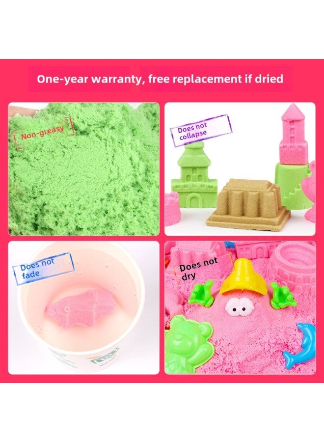 Magic Sand Children Space Toy Sand Suit Color Sand Boys And Girls Plasticine Safety Mars Sand Space Mud Wholesale-Specifications:Play Model: 2.5kg Sand + 100 Accessories + Extra Large Sand Table - Image 4